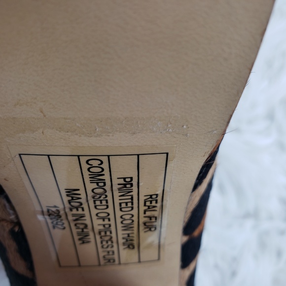 Steve Madden | Fur Print Heels - Picture 4 of 5